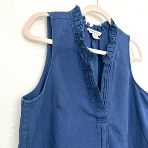 Tommy Bahama Coastalina Linen Pull-Over Top in Navy, Size S Excellent Condition - Picture 3 of 7